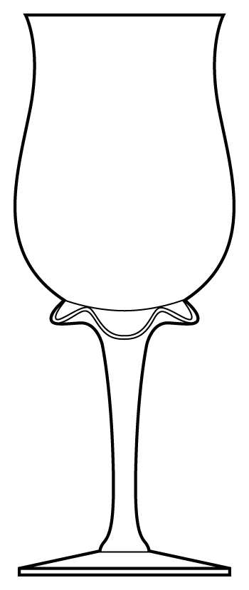 Tulip Water Goblet by American Cut-1