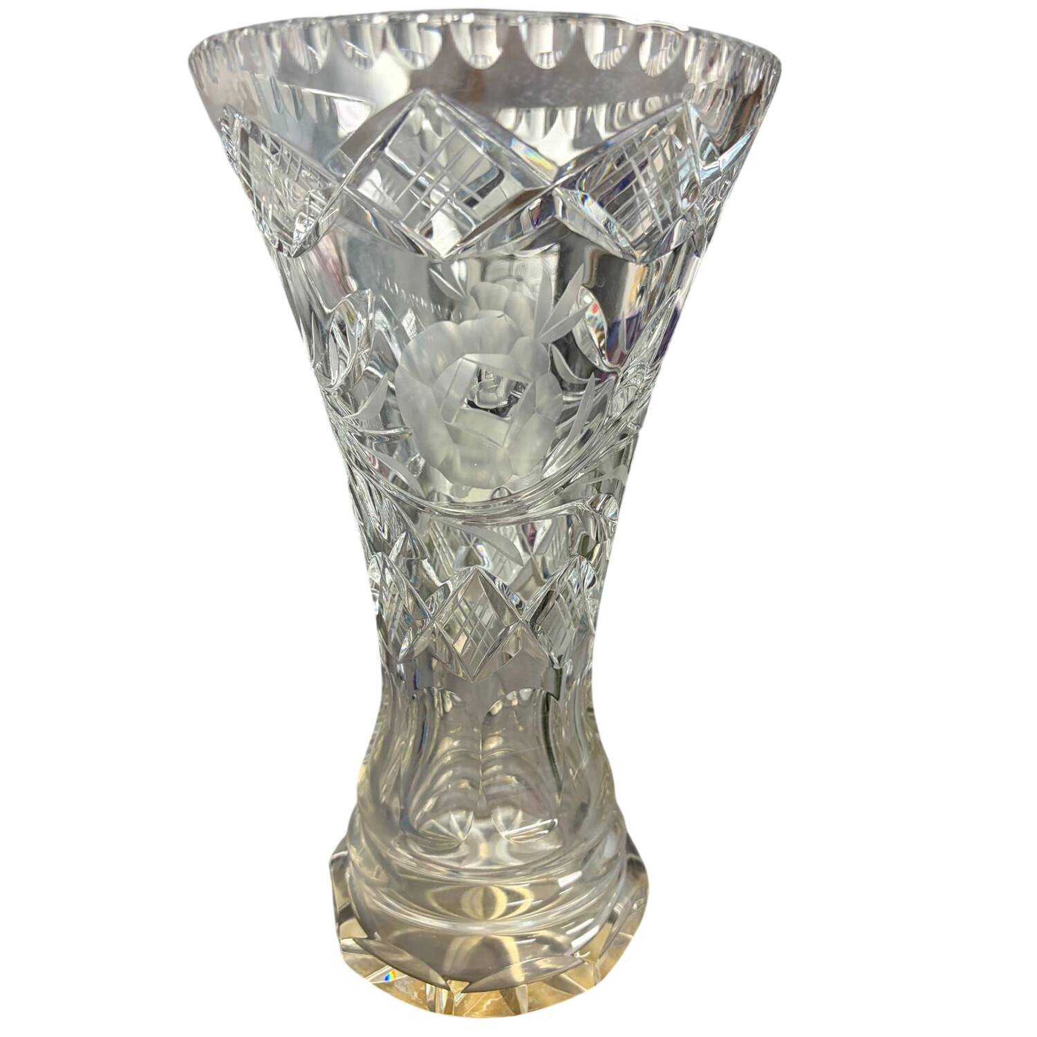 Vega 10" Flared Vase by American Cut-1