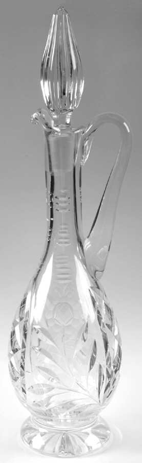Vega Handled Wine Decanter & Stopper by American Cut-1