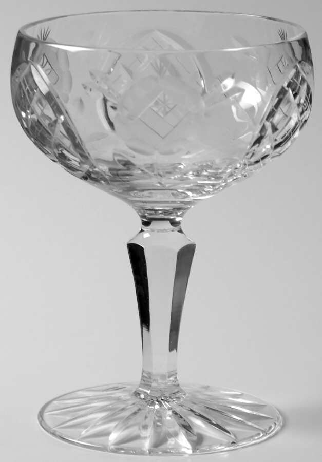 Vega Champagne/Tall Sherbet by American Cut-1