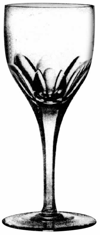 Yale Water Goblet by American Cut-1