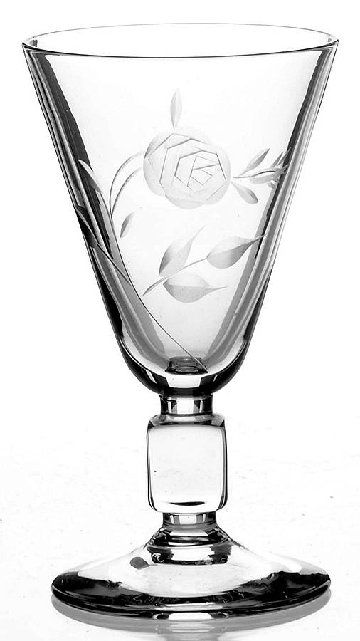 Manor Rose Wine Glass by American Hostess-1