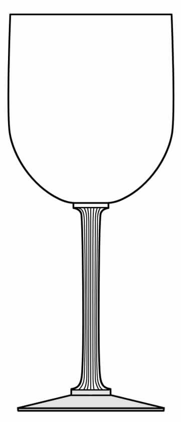 Penthouse Slate Water Goblet by American Stemware-1