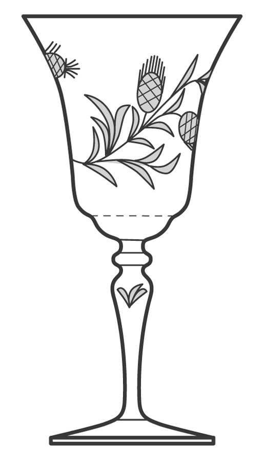 Pine Cone Water Goblet by Arcadia-1