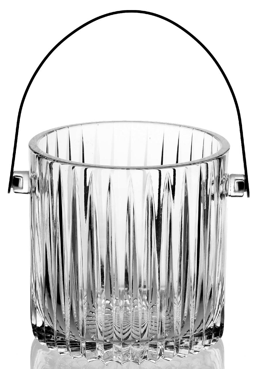 Peerage (Round, Curved Bowl) Ice Bucket with Detachable Handle by Astral-1