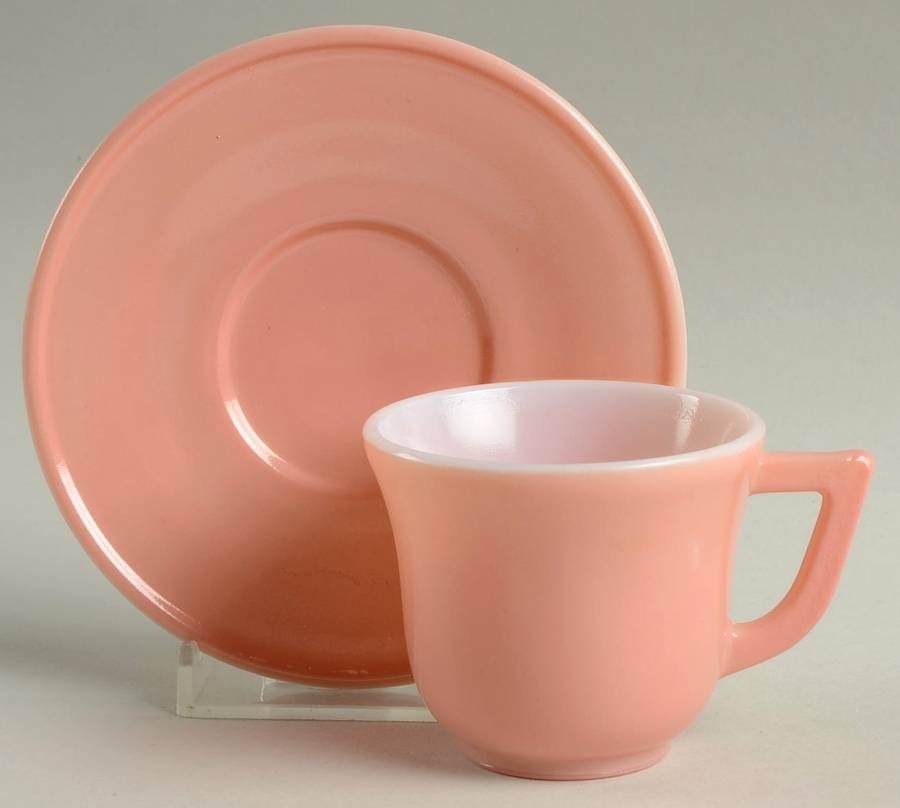 20th Century Little Hostess Child's Cup & Saucer Set by Hazel-Atlas-1