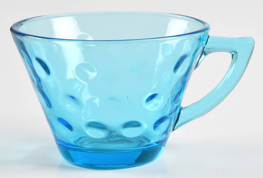 Capri Dots (Turquoise) Cup Only by Hazel-Atlas-1