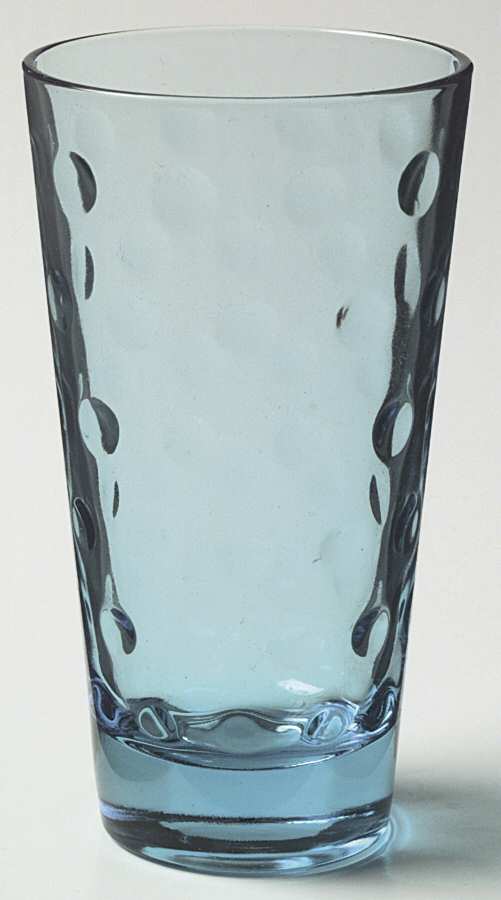 Capri Dots (Turquoise) 9 Oz Flat Tumbler by Hazel-Atlas-1