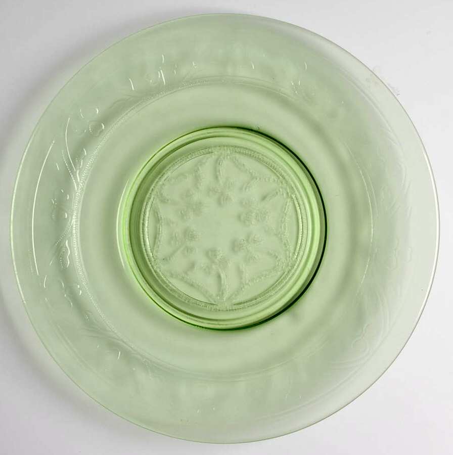 Cloverleaf Green Luncheon Plate by Hazel-Atlas-1