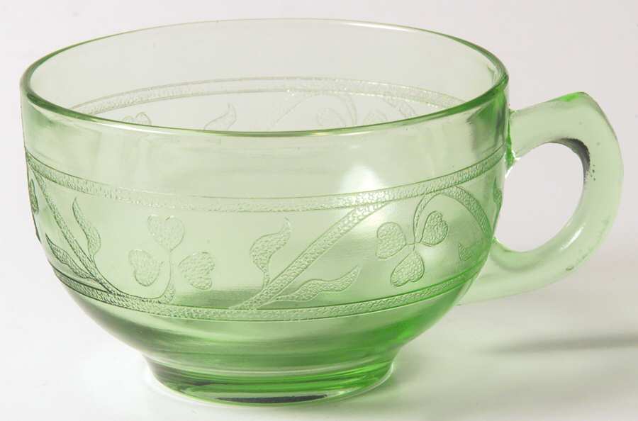 Cloverleaf Green Cup Only by Hazel-Atlas-1