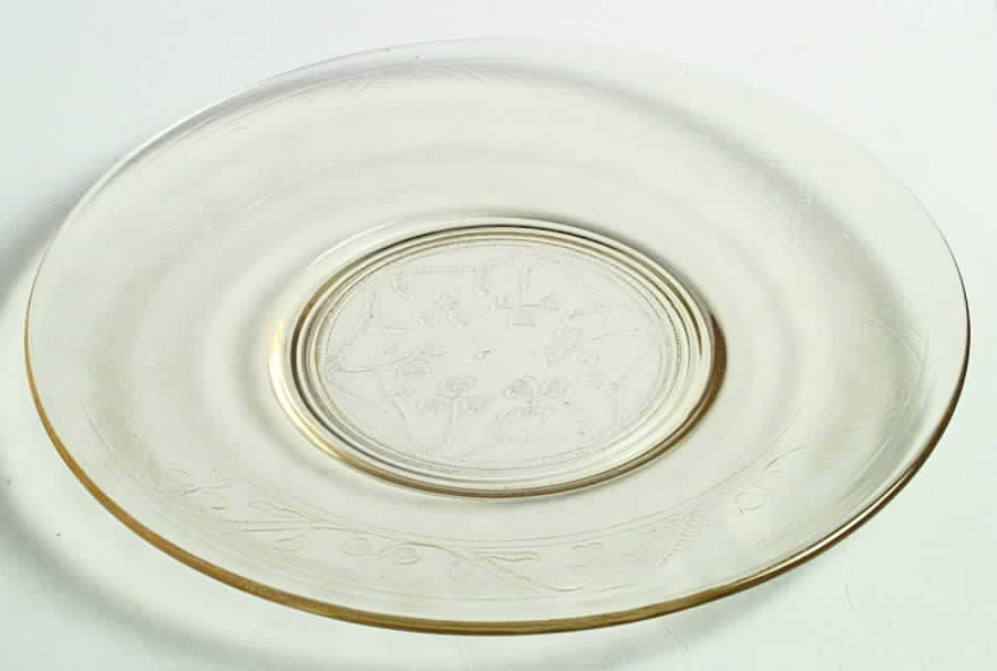 Cloverleaf Yellow Luncheon Plate by Hazel-Atlas-1
