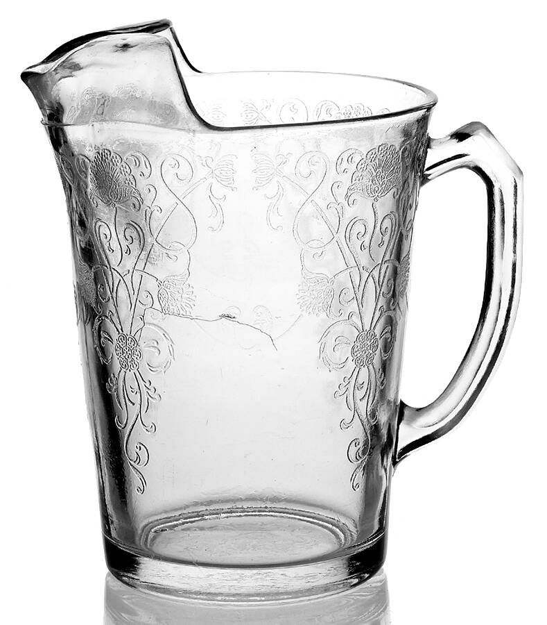 Florentine 1 Clear 42 Oz Ice Lip Pitcher by Hazel-Atlas-1