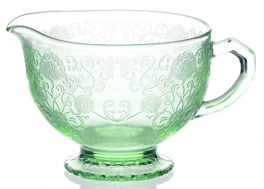 Florentine 1 Green Creamer by Hazel-Atlas-1