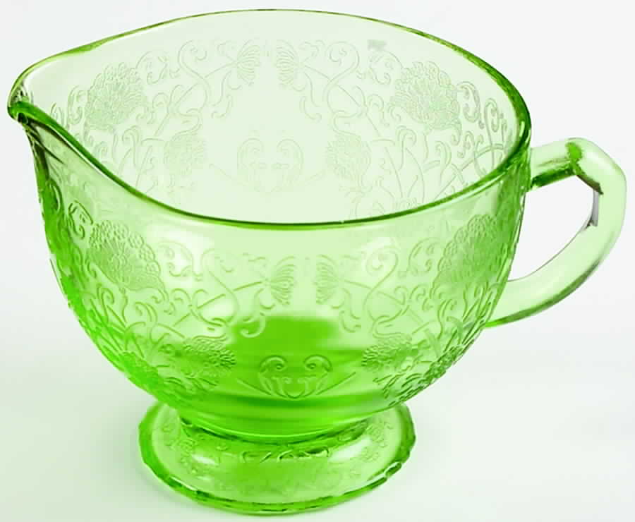 Florentine 1 Green Creamer by Hazel-Atlas-1