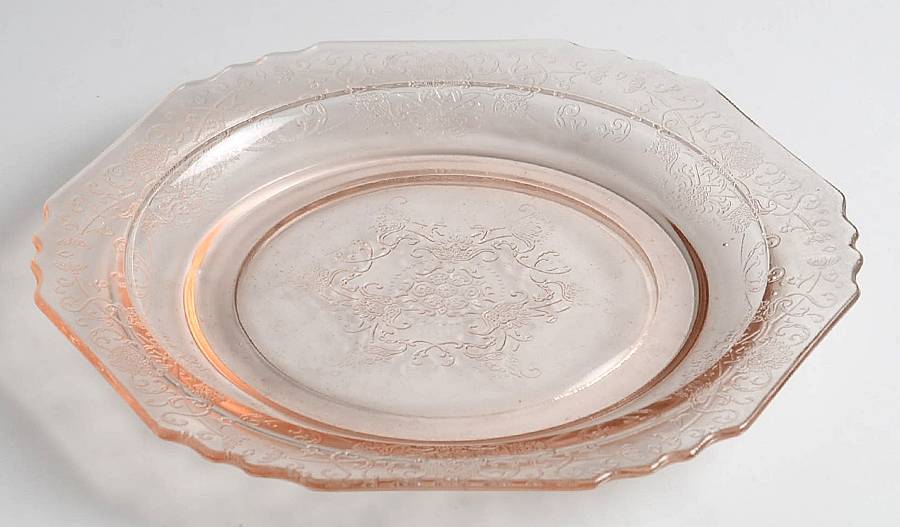 Florentine 1 Pink Bread & Butter Plate by Hazel-Atlas-1