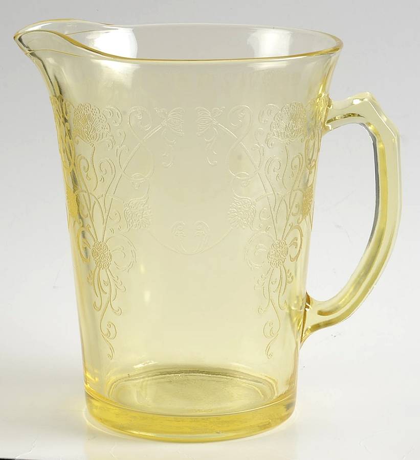 Florentine 1 Yellow 54 Oz Pitcher by Hazel-Atlas-1