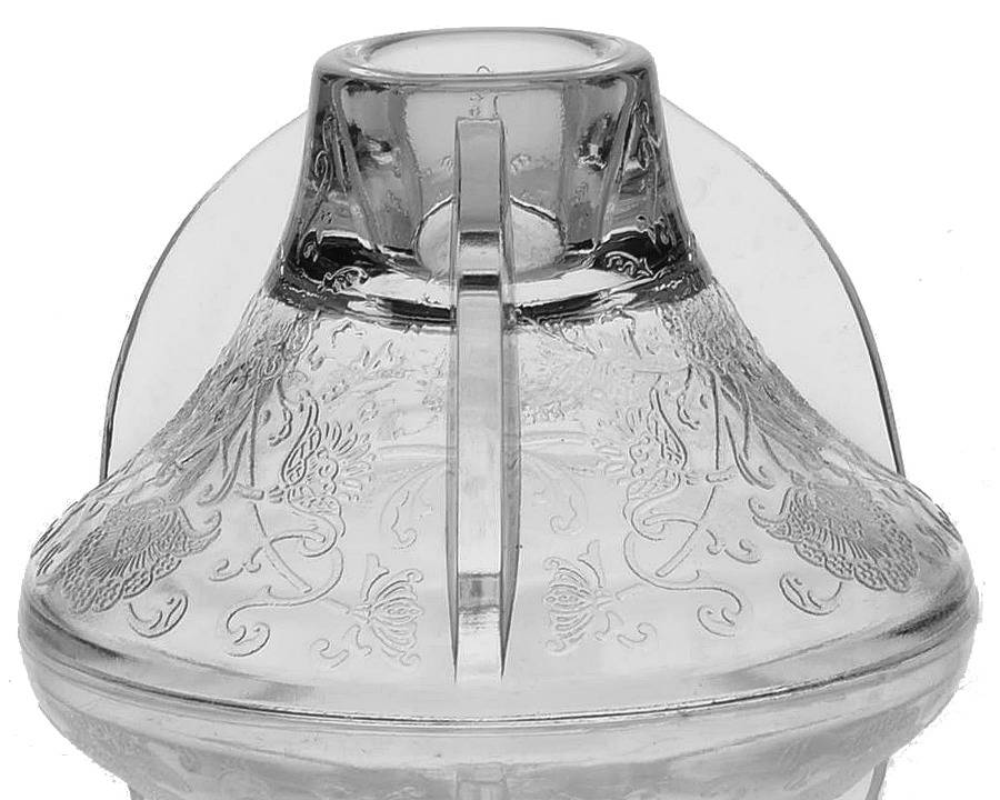 Florentine 2 Clear Single Light Candlestick by Hazel-Atlas-1