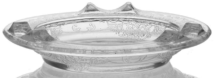 Florentine 2 Clear 3" Ashtray by Hazel-Atlas-1
