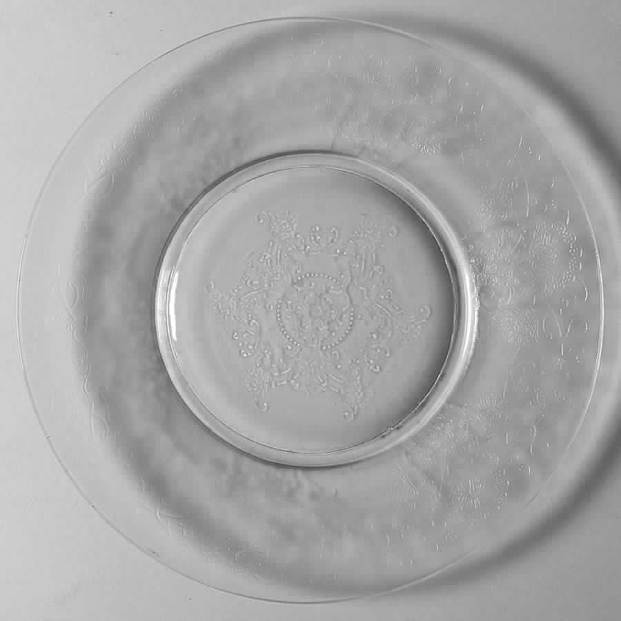 Florentine 2 Clear Dinner Plate by Hazel-Atlas-1