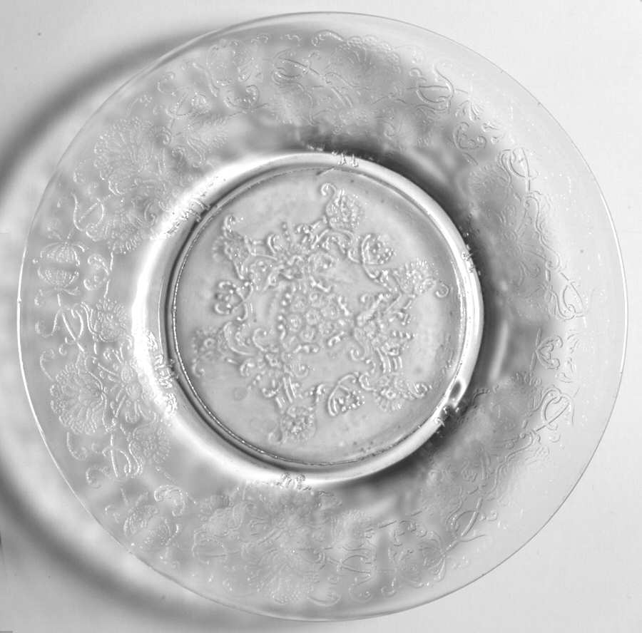 Florentine 2 Clear Bread & Butter Plate by Hazel-Atlas-1