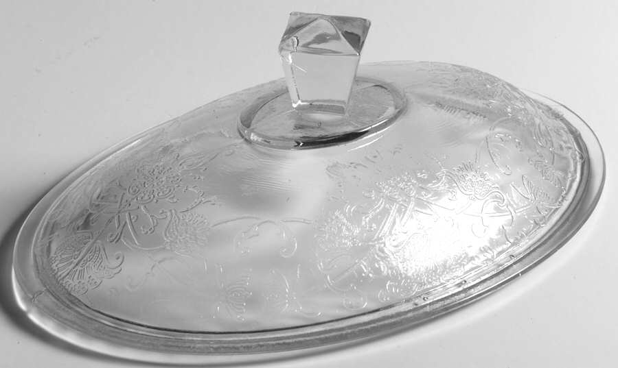 Florentine 2 Clear Lid for Oval Covered Vegetable by Hazel-Atlas-1