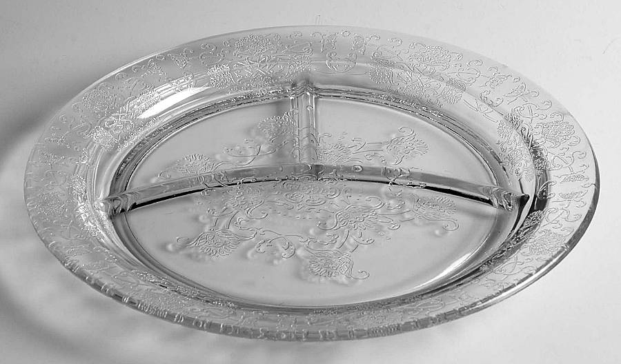 Florentine 2 Clear Grill Plate by Hazel-Atlas-1