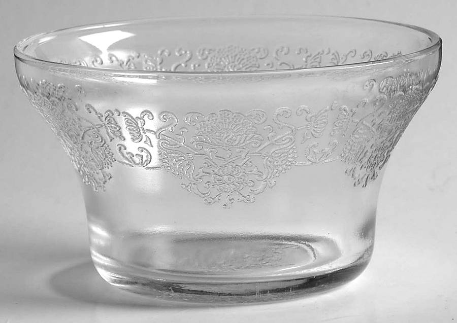 Florentine 2 Clear Custard Cup by Hazel-Atlas-1
