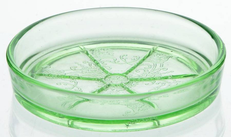Florentine 2 Green Coaster by Hazel-Atlas-1