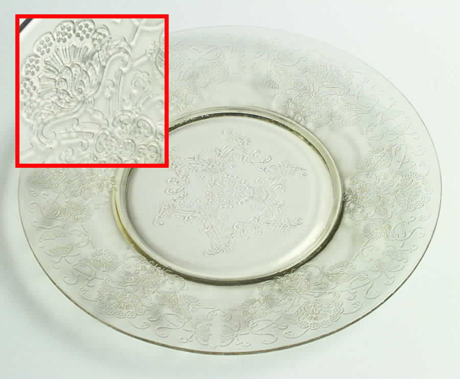 Florentine 2 Yellow Dinner Plate by Hazel-Atlas-1