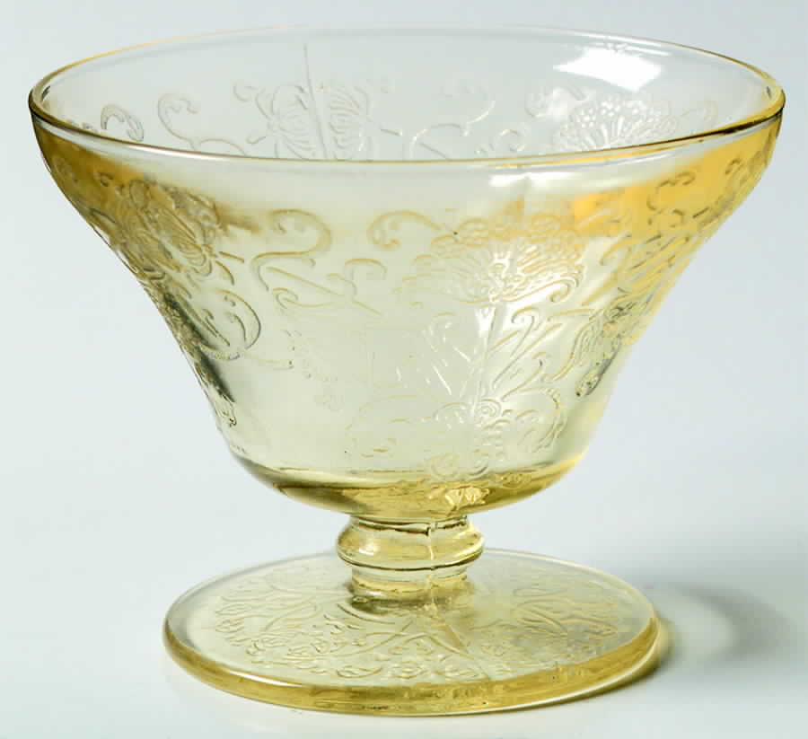 Florentine 2 Yellow Champagne/Tall Sherbet by Hazel-Atlas-1