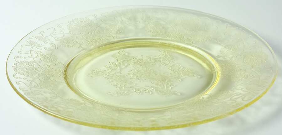 Florentine 2 Yellow 8" Salad Plate by Hazel-Atlas-1