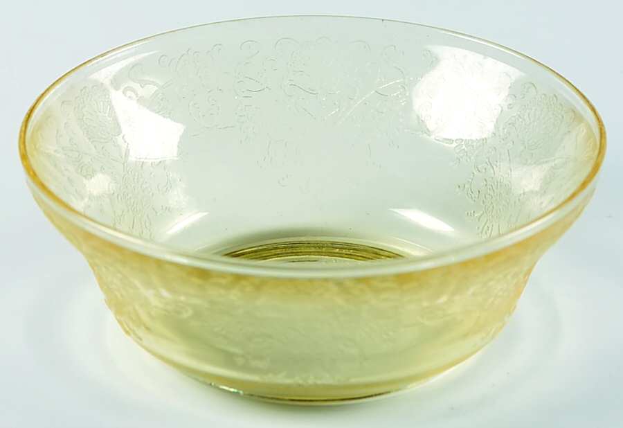 Florentine 2 Yellow 4" Small Fruit/Dessert Bowl by Hazel-Atlas-1