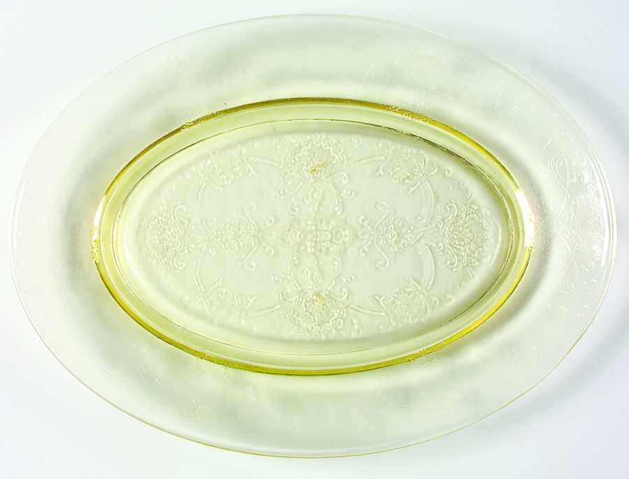 Florentine 2 Yellow 11" Oval Platter by Hazel-Atlas-1