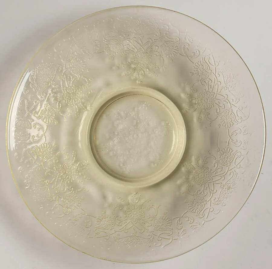 Florentine 2 Yellow Saucer Only by Hazel-Atlas-1