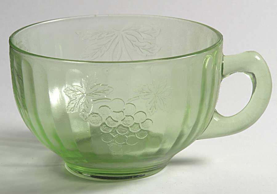 Fruits Green Cup Only by Hazel-Atlas-1