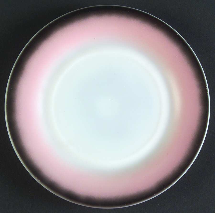 Informal (Pink & Charcoal) 7" Salad Plate by Hazel-Atlas-1