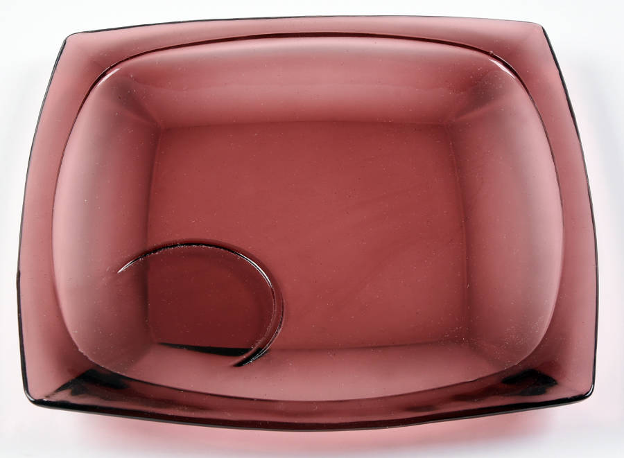 Moroccan Amethyst Square Snack Plate Only by Hazel-Atlas-1