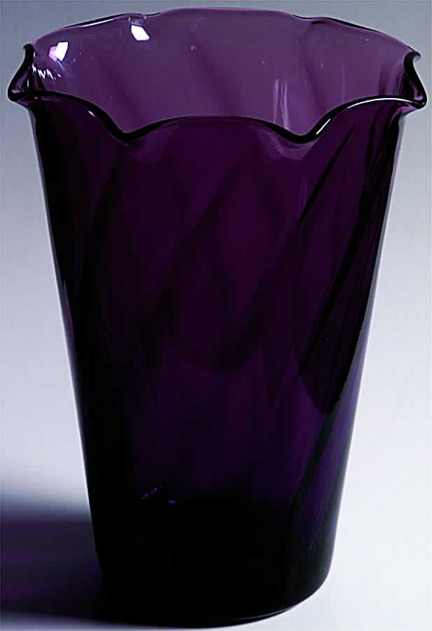 Moroccan Amethyst 8" Flower Vase by Hazel-Atlas-1