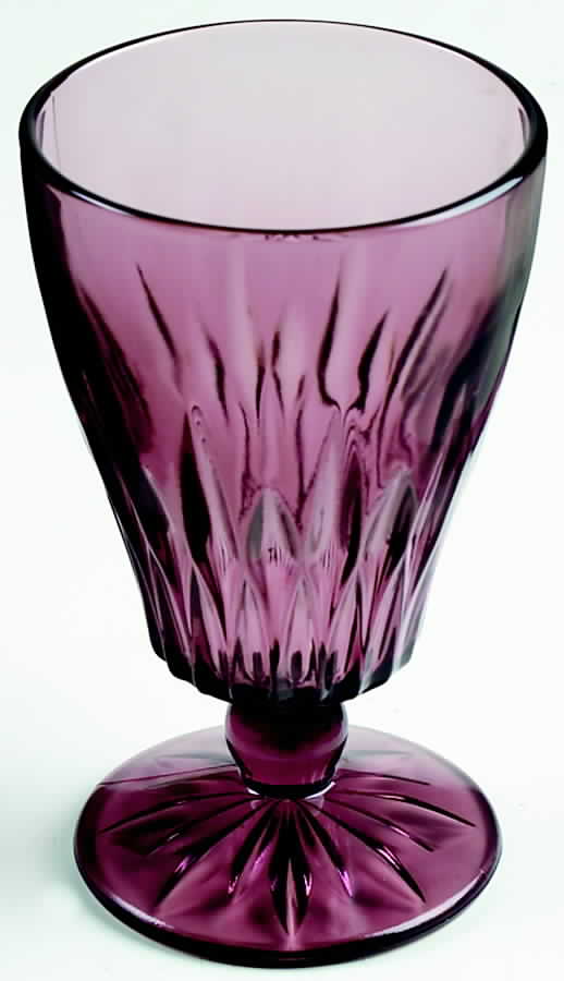 Moroccan Amethyst Water Goblet by Hazel-Atlas-1