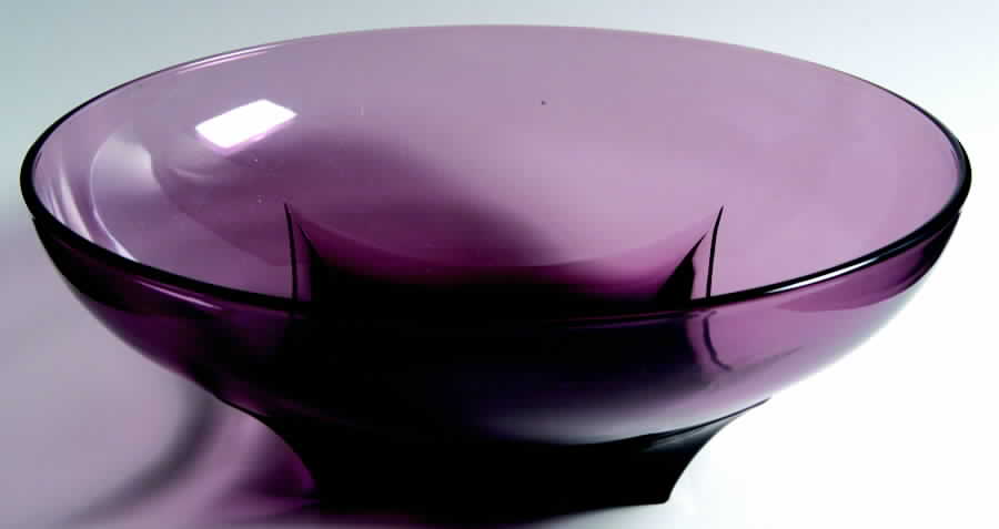Moroccan Amethyst 11" Round Bowl by Hazel-Atlas-1
