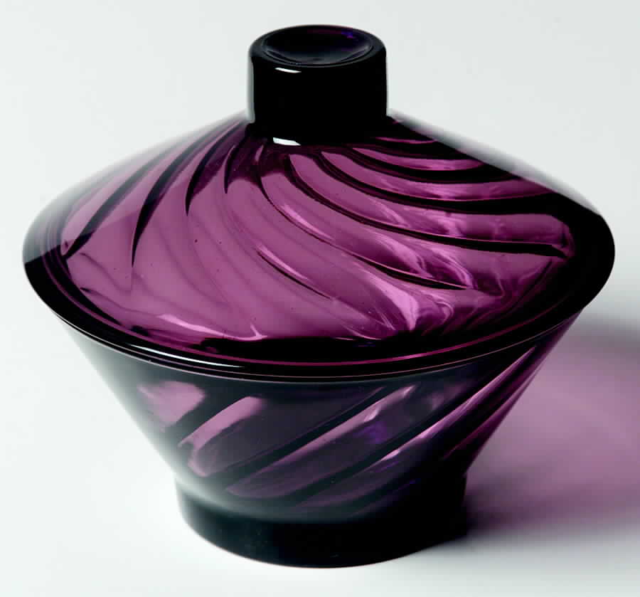 Moroccan Amethyst Candy Dish & Lid by Hazel-Atlas-1