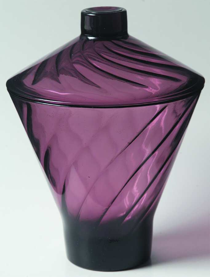 Moroccan Amethyst Candy Jar & Lid by Hazel-Atlas-1