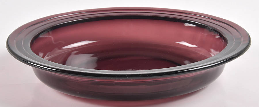 Moderntone Amethyst (Transparent) Rim Soup Bowl by Hazel-Atlas-1