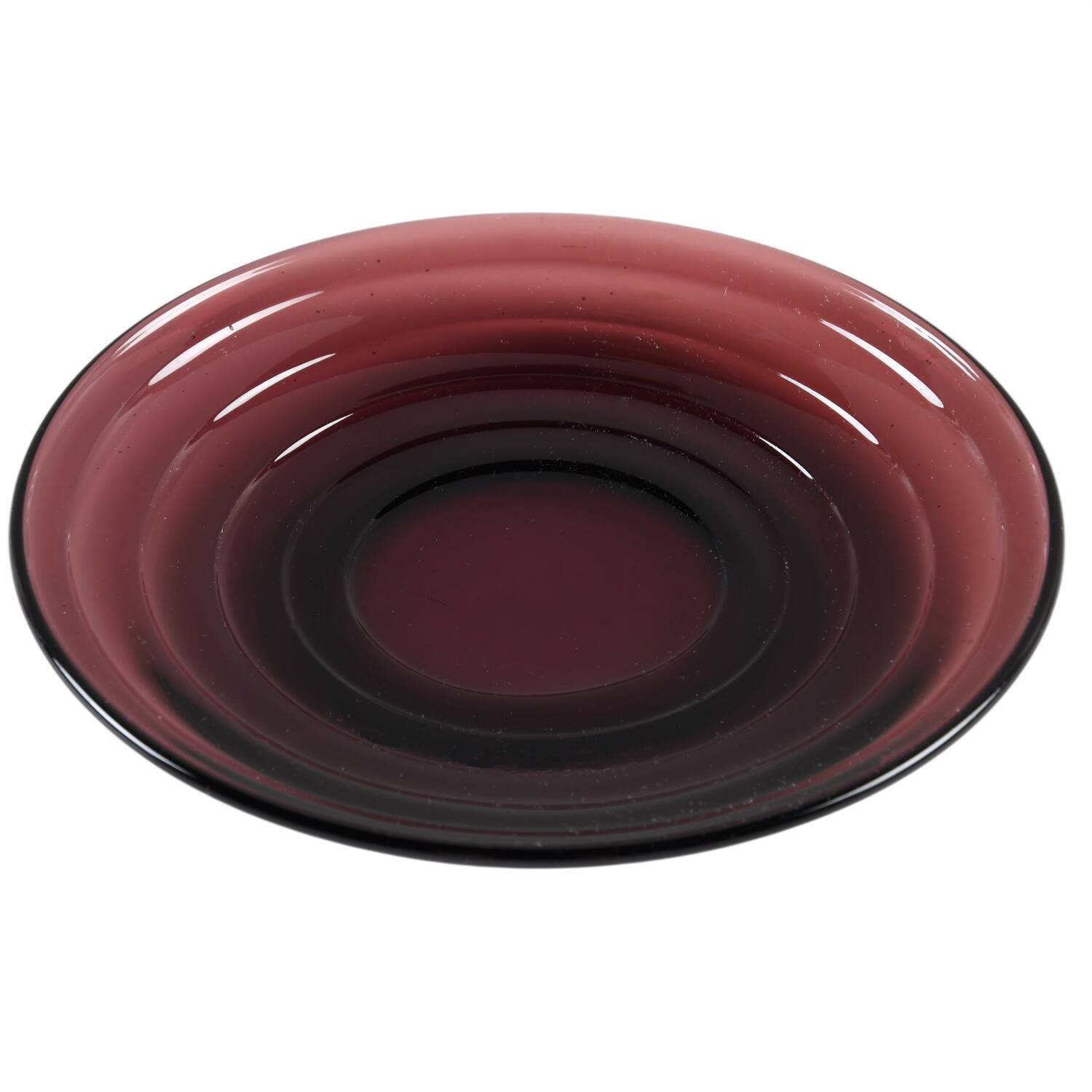 Moderntone Amethyst (Transparent) Saucer Only by Hazel-Atlas-1