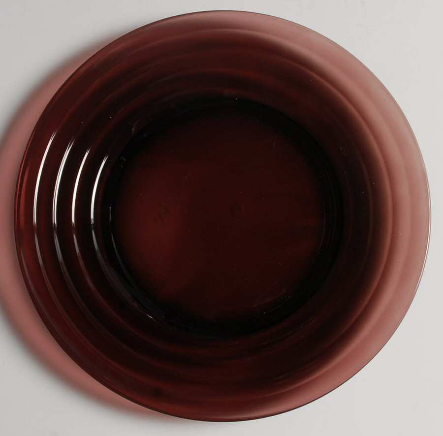 Moderntone Amethyst (Transparent) Luncheon Plate by Hazel-Atlas-1