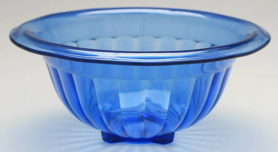 Moderntone Cobalt Blue (Transparent) Punch/Mixing Bowl by Hazel-Atlas-1