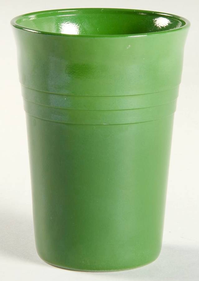 Moderntone Platonite Green 9 Oz Flat Tumbler by Hazel-Atlas-1