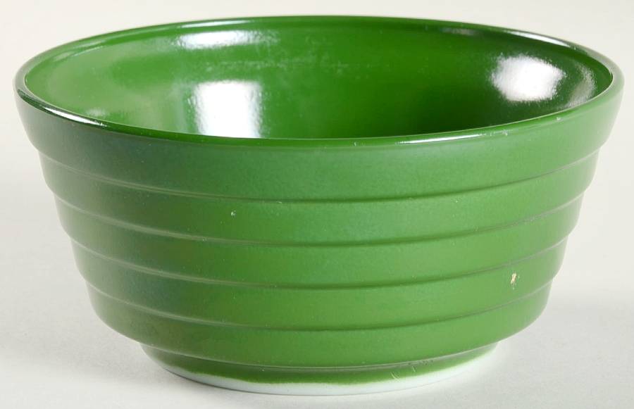 Moderntone Platonite Green Cereal Bowl by Hazel-Atlas-1