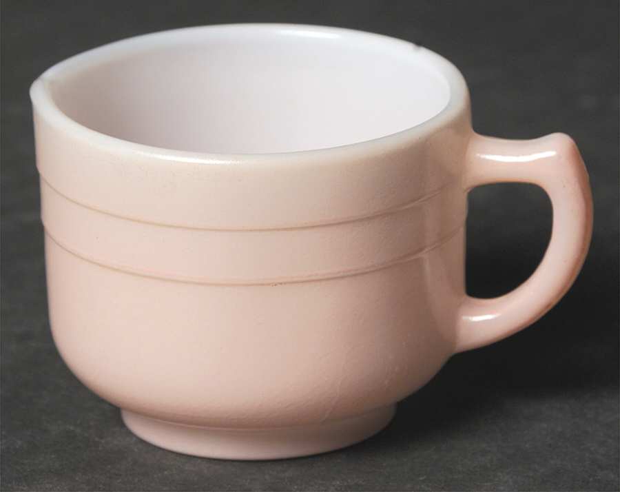 Moderntone Little Hostess Light Pink Child's Cup No Saucer by Hazel-Atlas-1