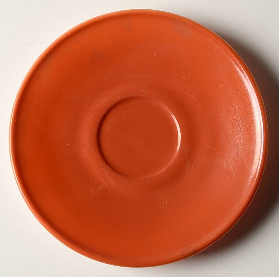 Ovide Rust Saucer Only by Hazel-Atlas-1